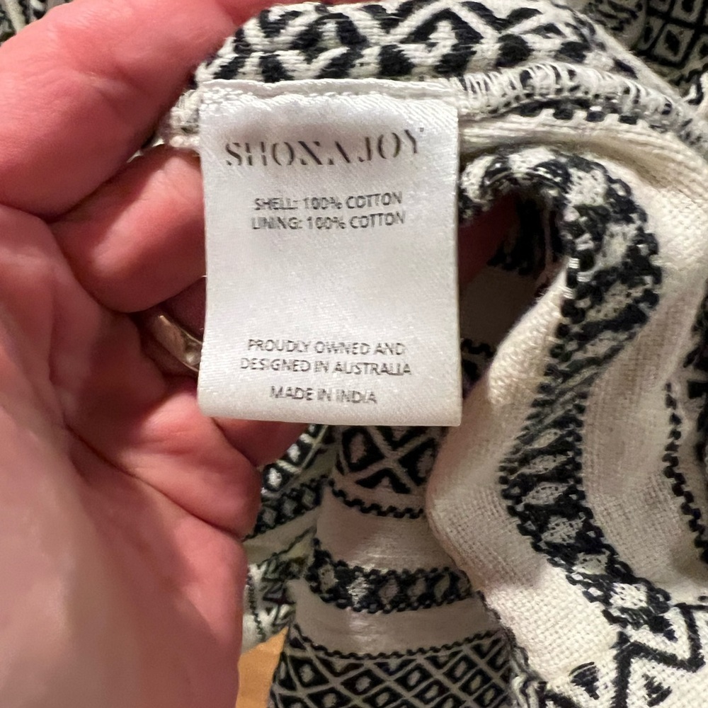 Shona Joy Lizete Balloon Sleeve Mini Dress size 6 - Picture 7 of 9